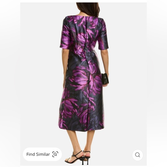 NWT Kay Unger Tallulah Tea Length Dress - Picture 2 of 13